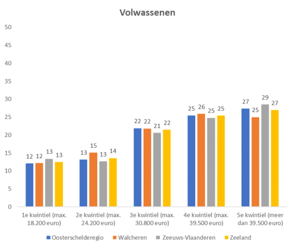 Huishoudinkomen volwassenen